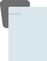 A white sheet with a black pen on it vector