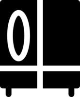 A black and white image of a clock with the number zero vector