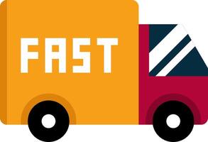 Fast delivery service icon vector