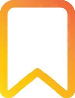 The book icon with a yellow and orange background vector