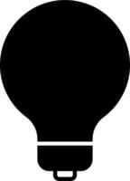 Light bulb icon vector