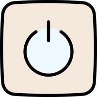 A light switch icon on a white background vector