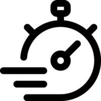 A stopwatch icon on a white background vector