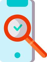 Mobile app testing and quality assurance vector