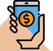 How to make money with your smartphone vector
