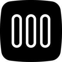 A black and white logo with the word oo vector