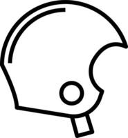 A helmet icon on a white background vector