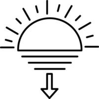 Sunrise illustration design vector