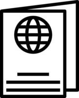 A globe icon on a white background vector