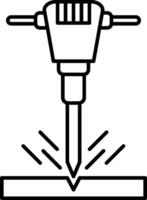 Drill illustration design vector