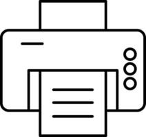 Printer icon on a white background vector