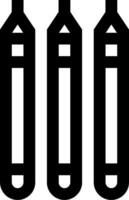 Three bottles of liquid are shown in black and white vector