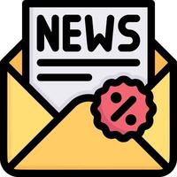 News letter envelope icon illustration design vector