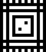 A square with a square in the middle vector