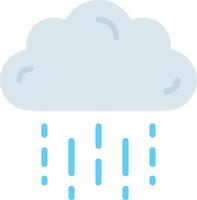 A cloud with rain drops coming out of it vector