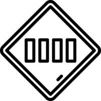 A black and white sign with the word 1000 vector