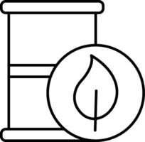 A black and white drawing of a spool and a leaf vector