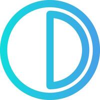 The logo for the d app vector