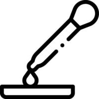 A pen and a glass on a table vector