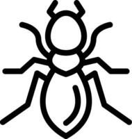 An insect icon on a white background vector