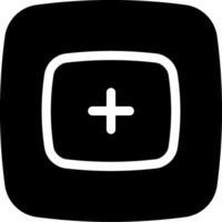 Youtube plus icon vector