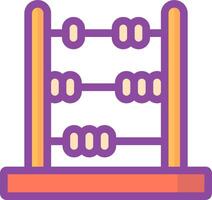 An abacus icon on a white background vector
