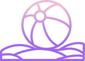 Beach ball icon vector