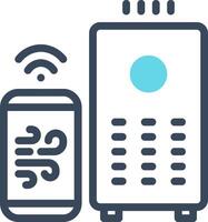 A smart phone and a wireless device vector