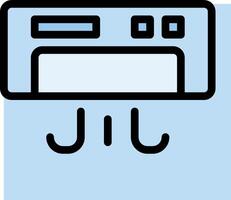A computer with a mouse and keyboard on it vector