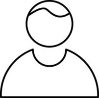 A person with a hat on their head vector