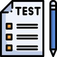 Test illustration design vector