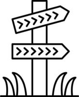 Direction illustration design vector