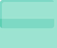 A green square with a white border vector