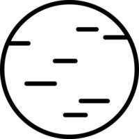 A black and white image of a planet vector