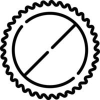 No entry sign illustration vector