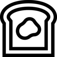 Toast icon illustration vector