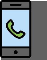 Mobile phone icon vector