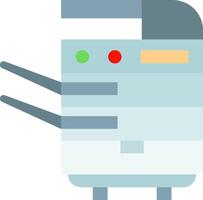 A robot with a red button on its chest vector