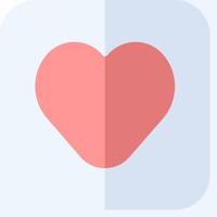 A heart icon on a white background vector