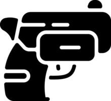 A gun icon on a white background vector