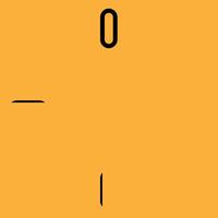 A black and white image of a clock with the number 0 vector