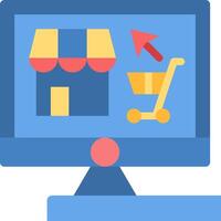 E-commerce website design vector