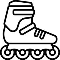 Roller skate icon vector