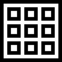 A square with squares inside it vector