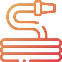 A pipe with a hose attached to it vector