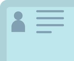 A person is shown on a screen with a profile icon vector
