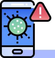 How to protect your phone from viruses vector