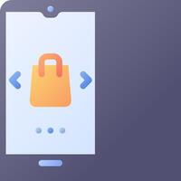 Mobile app development for ecommerce vector