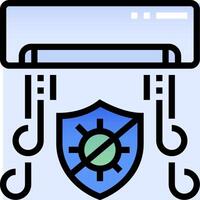 A shield with a shield and a shield on it vector