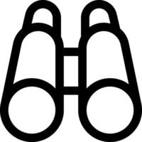 Binoculars icon on white background vector